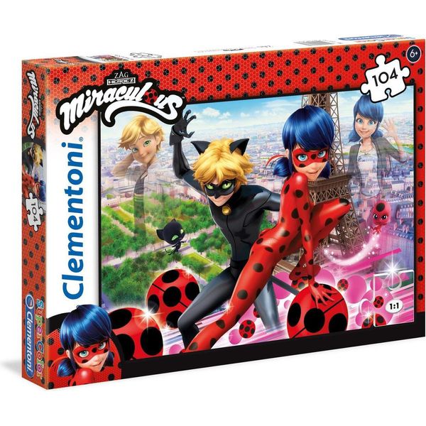 Clementoni Puzzle Coccinella Magica E Gatto Nero A Parigi 104-image