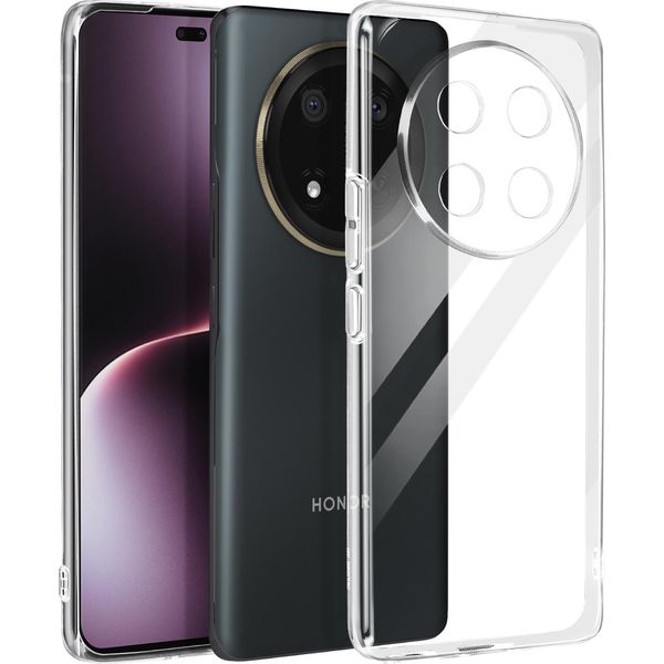 Mayaxess, Custodia Morbida In Silicone Per Honor Magic 7 Lite, Trasparente-image