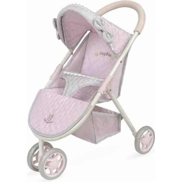 Decuevas Sophie Sedia Per Bambole A 3 Ruote Per Bambole Fino A 50 Cm Rosa Rosa Taglia Unica-image