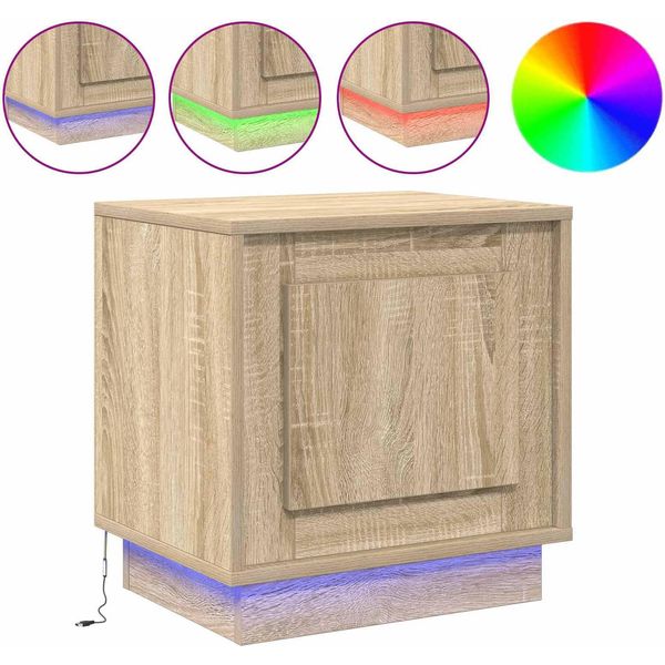 Syfax™ Armadio Da Notte Rovere Sonoma 44 X 34,5 X 45 Cm-image