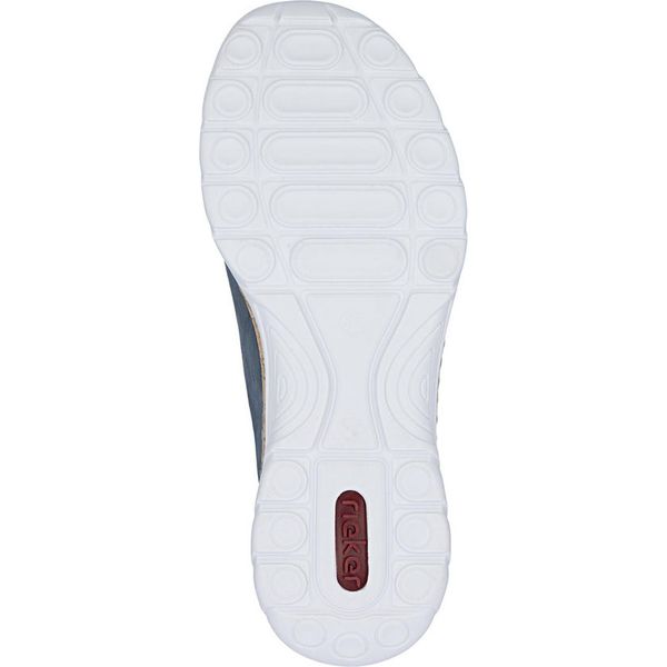 Rieker Scarpa Da Donna Con Elastico N4264, Misura:42 Eu, Colore:Blu-image