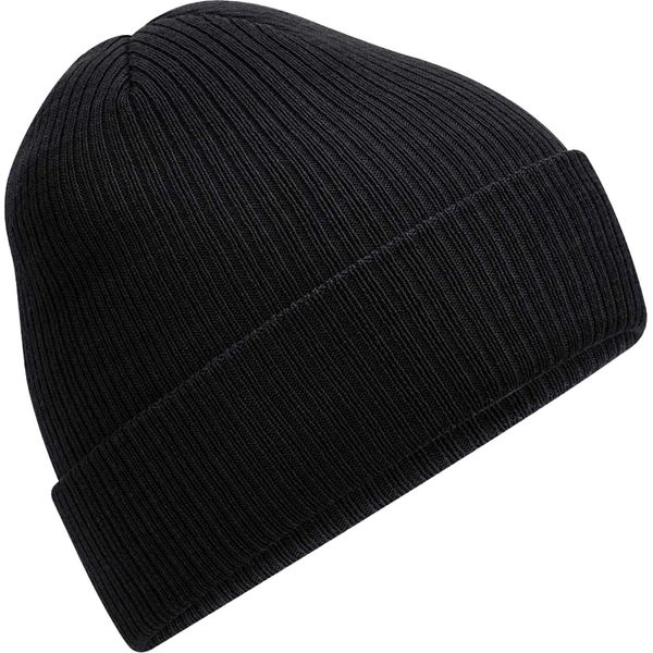 Beechfield - Berretto Da Uomo/Donna Unisex, A Coste, Polylana BC7012 (Taglia Unica) (Nero)-image