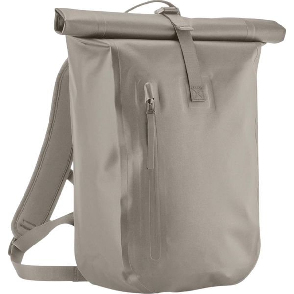 Quadra - Zaino "Lite"", Roll Top, Impermeabile BC7057 (Taglia Unica) (Grigio Pietra)"-image