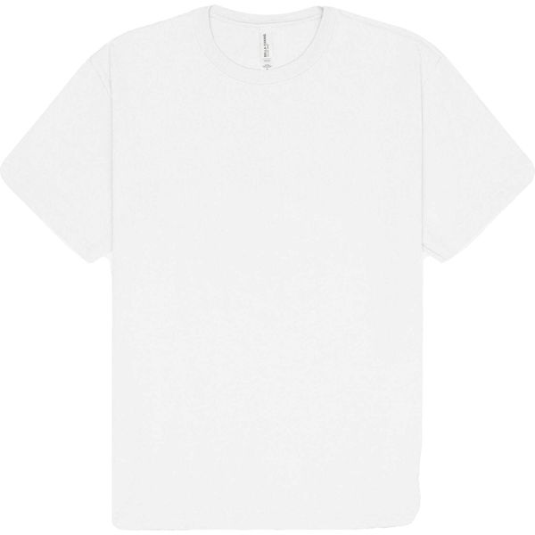 Bella + Canvas - Maglietta Per Uomo/Donna Unisex, Qualità Pesante, Manica Corta BC7144 (4XL) (Bianco)-image