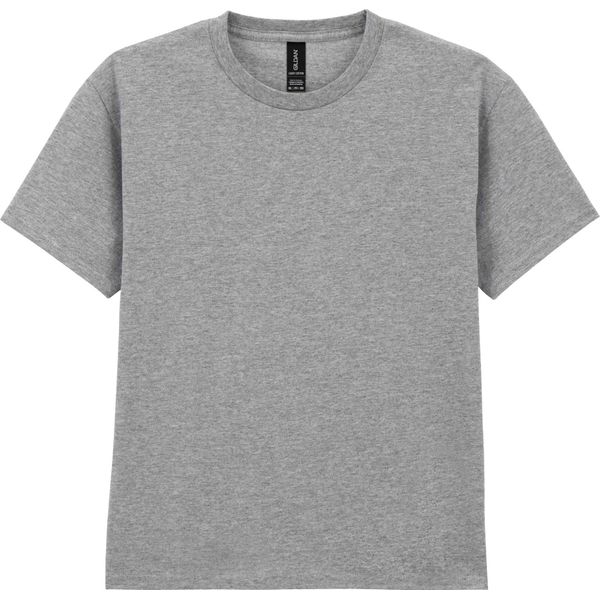 Gildan - Maglietta Per Bambini, Leggera, Cotone BC7145 (158-164) (Grigio Sport)-image