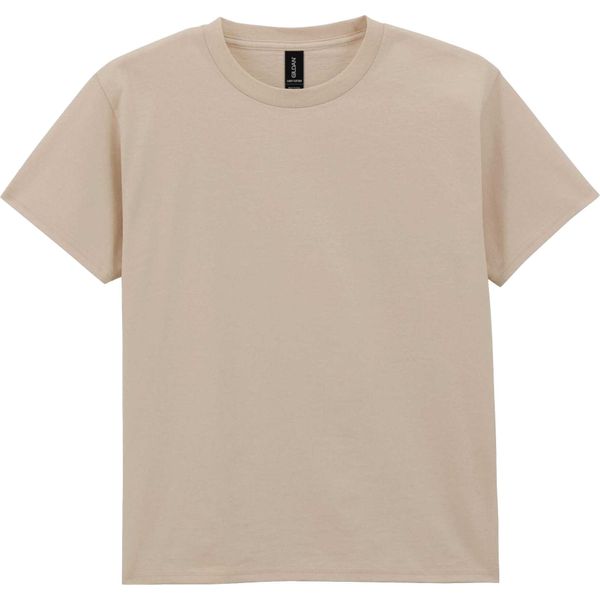 Gildan - Maglietta Per Bambini, Leggera, Cotone BC7145 (98-104) (Sand)-image