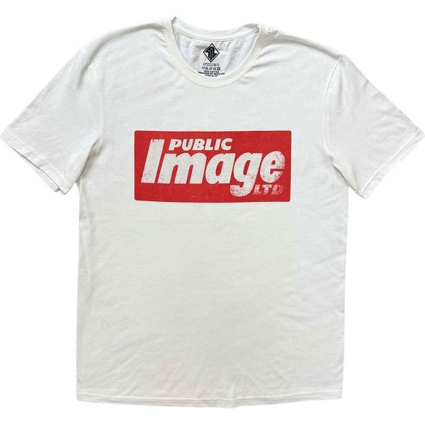 Pil (Public Image Ltd) - Maglietta Da Uomo/Donna Unisex RO15371 (Xxl) (Bianco)-image