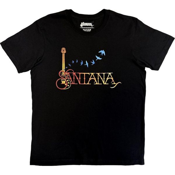 Santana - Maglietta Da Uomo/Donna Unisex RO15374 (Xxl) (Nero)-image