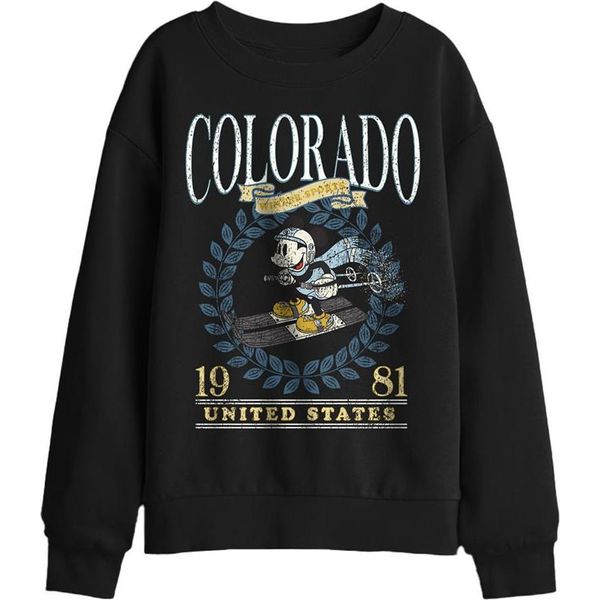 Disney - Felpa "Colorado Ski"" Per Bambini TV29564 (116) (Nero)"-image