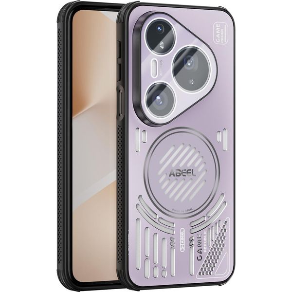 Custodia Magnetica Per Huawei Pura 80 Pro/Pura 80 Pro+ Custodia Protettiva Antiurto In Alluminio Con Dissipazione Del Calore E Pellicola Per Lenti Viola-image