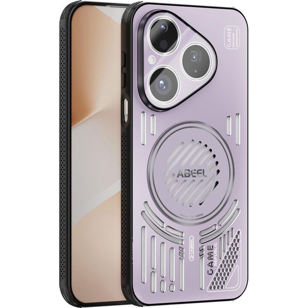 Custodia Magnetica Per Huawei Pura 80 Custodia Protettiva Antiurto In Alluminio Con Dissipazione Del Calore E Pellicola Per Lenti Purple-image