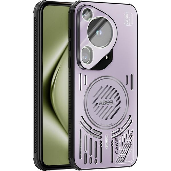 Custodia Magnetica Per Huawei Pura 70 Custodia Protettiva Antiurto In Alluminio Ultra Con Dissipazione Del Calore E Pellicola Per Lenti Purple-image
