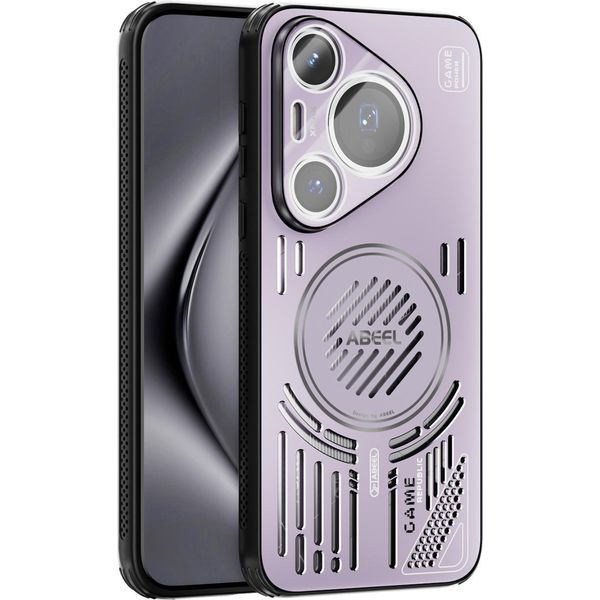 Custodia Magnetica Per Huawei Pura 70 Pro/Pura 70 Pro+ Custodia Protettiva Antiurto In Alluminio Con Dissipazione Del Calore E Pellicola Per Lenti Viola-image