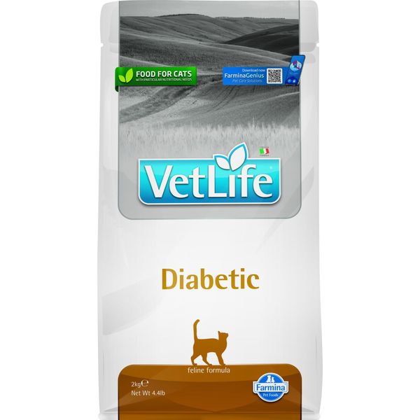 Vet Life Natural Cat Diabetic 2Kg-image