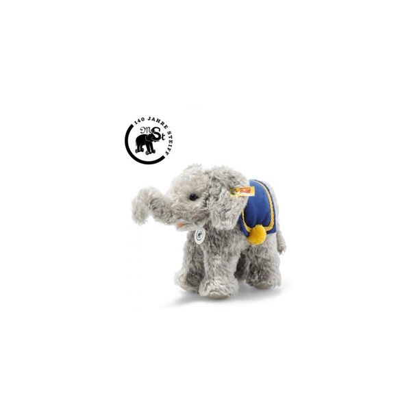Elefante Di Peluche Steiff - Peluche - Collezione 140 Anni - Grigio Scuro-image