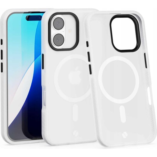 Custodia Magnetica Per Magsafe Spacecase Hybrid Fusion Mag Per Iphone 16 Trasparente-image