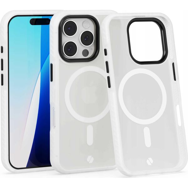 Custodia Magnetica Per Magsafe Spacecase Hybrid Fusion Mag Per Iphone 16 Pro Trasparente-image