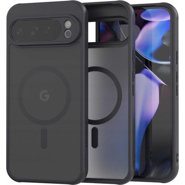 Custodia Magnetica Per Magsafe Spacecase Hybrid Mag Per Google Pixel 9 Pro Xl Nero-image
