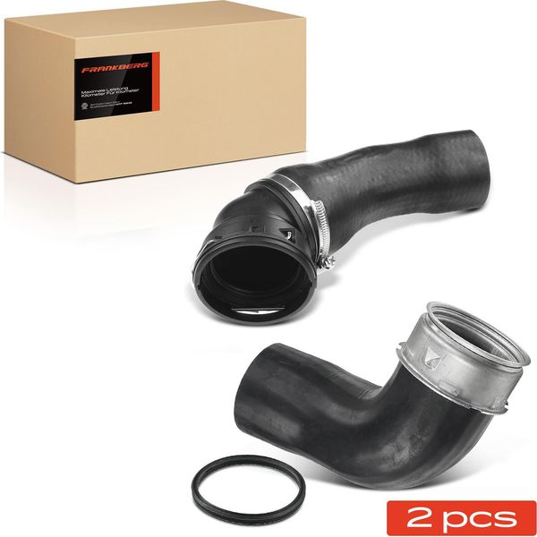 Frankberg 2X Tubo Aria Di Carica Tubo Turbo Per Bmw Serie 3 Coupe Touring E90 2004-2013-image