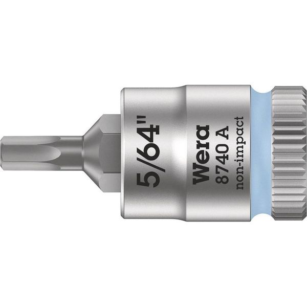 Wera 8740 A Portabit Per Cacciavite Acciaio Al Cromo Vanadio (Cr-V) 127 / 64 Mm (5 / 64") 1 Pz"-image