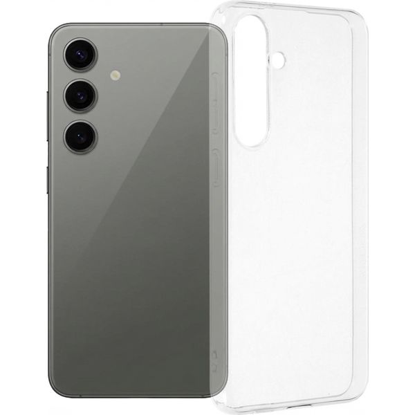 Samsung Galaxy S24 Plus Cover - Silicone - Custodia Morbida Accezz/Copertina Posteriore - Trasparente-image