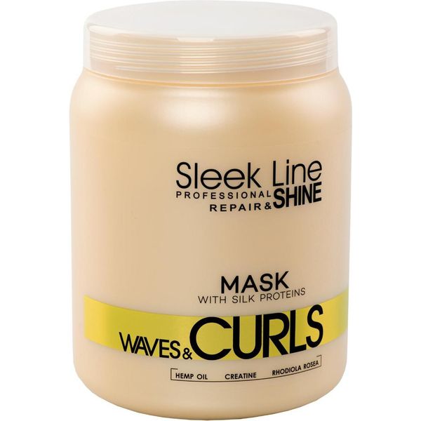 Stapiz Sleek Line Waves&Curls Maschera Per Capelli Ricci E Ondulati 1000Ml-image