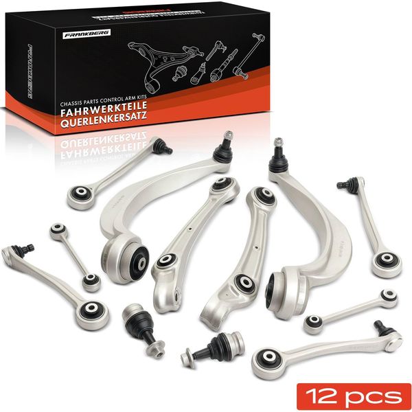 Frankberg 12X Braccio Di Controllo Anteriore Sinistro Destro Per Audi A4 8K2 8K5 A5 8T3 Q5-image