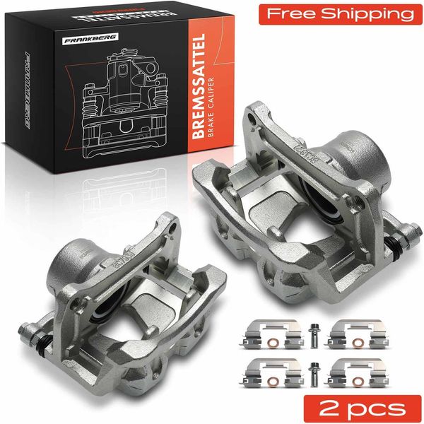 Frankberg 2X Pinza Freno Asse Anteriore Sinistra Destra Per Jeep Compass M6 M7 Mp-image
