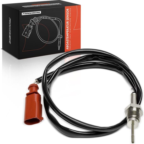Frankberg 1X Sensore Temperatura Gas Di Scarico Per Vw Golf Vii 5G1 BE1 BE2 BQ1 Audi A3 Seat Leon-image
