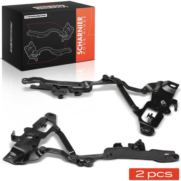 Frankberg 2X Cerniera Cofano Anteriore Sinistro Destro Per Bmw Serie 7 F01 F02 F03 F04 2008-2015-image