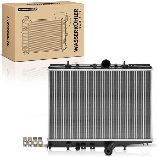 Frankberg 1X Radiatore Acqua Raffreddatore Motore Per CitroëN C5 I Dc De Peugeot 607 9D 9U 2.2L-image