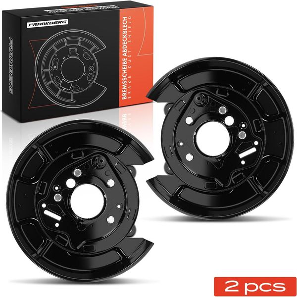 Frankberg 2X Piastra Di Ancoraggio Disco Freno Asse Posteriore Sinistra Destra Per Toyota Land Cruiser 100-image