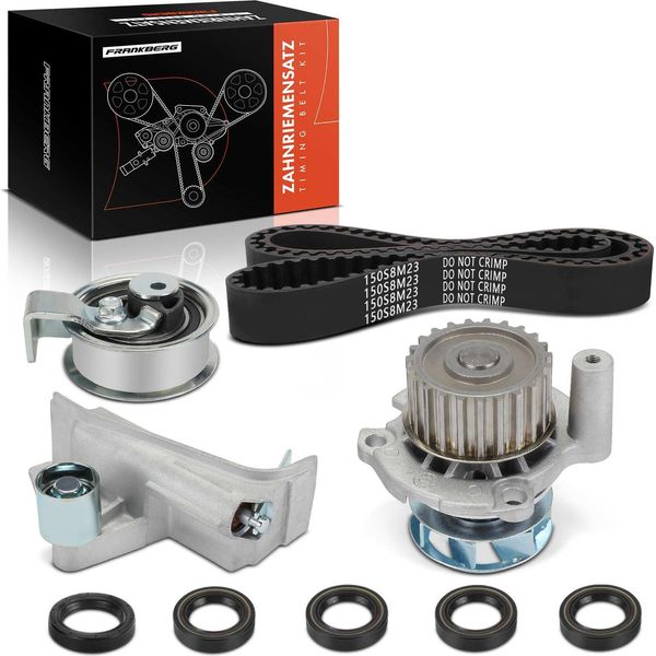 Frankberg 1X Cinghia Di Distribuzione Set Pompa Acqua Per Vw Golf 4 Audi A3 8L A4 Seat Leon Skoda Octavia-image