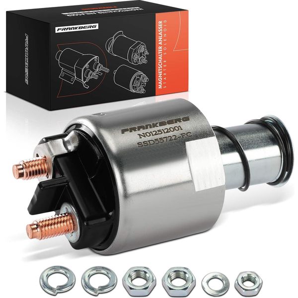 Frankberg 1X Interruttore Solenoide Di Avviamento Per Renault Clio 2 3 Twingo Dacia Logan Nissan Kubistar-image