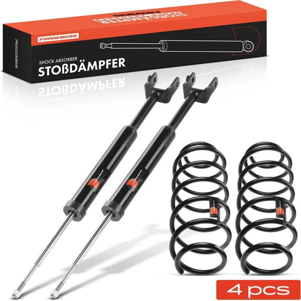 Frankberg 2X Molla Sospensione+2X Ammortizzatore Pressione Gas Posteriore Per Alfa Romeo Giulietta 940 1.4L 2010-2020-image