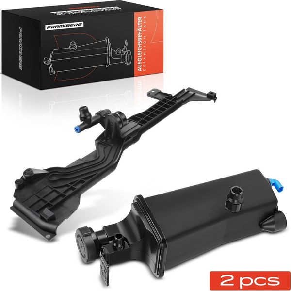 Frankberg 1X Serbatoio Di Espansione+1X Supporto Per Bmw X5 E53 2000-2006-image