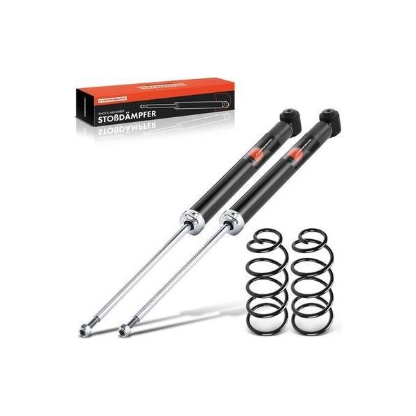 Frankberg 2X Molla Sospensione+2X Ammortizzatore Pressione Gas Posteriore Per Vw Tiguan 5N 2008-2018-image