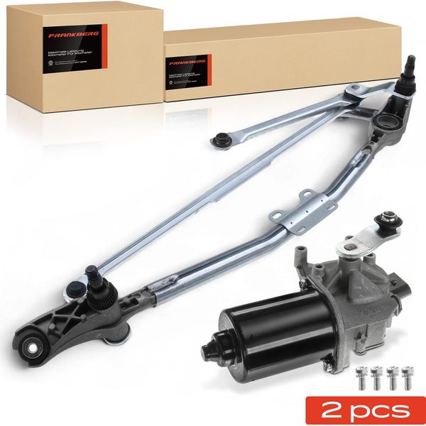 Frankberg 1X Motore Tergicristalli+1X Tirante Tergicristalli Anteriore Per Bmw Serie 3 E90 E93 E92 E91 Coupé 6978263-image