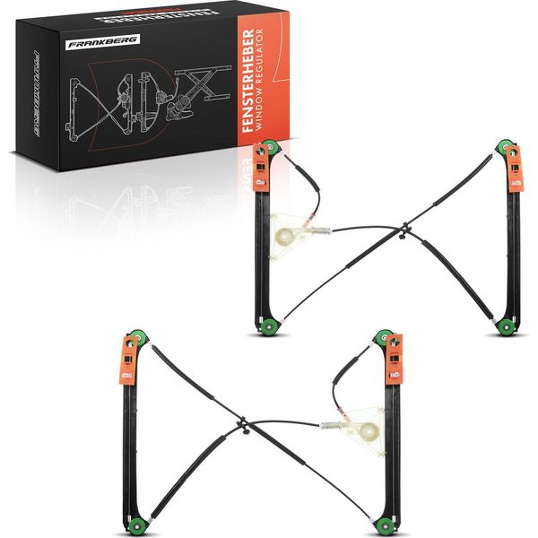 Frankberg 2X Regolatore Finestra Anteriore Sinistra Destra Per Audi A3 8P1 2.0L 3.2L 2003-2012-image