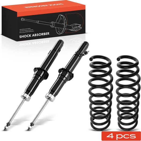 Frankberg 2X Molla Sospensione+2X Ammortizzatore Pressione Gas Anteriore Per Mazda 6 Gh 2.0L 2007-2013-image