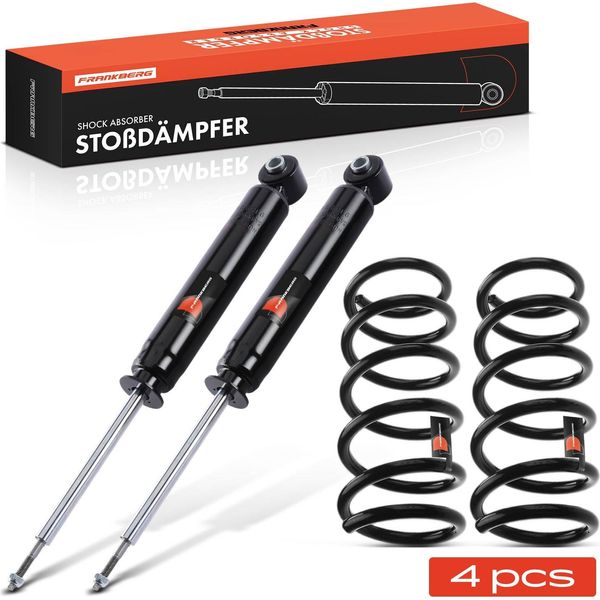 Frankberg 2X Molla Sospensione+2X Ammortizzatore Pressione Gas Posteriore Per Ford Mondeo Iv Turnier BA7-image