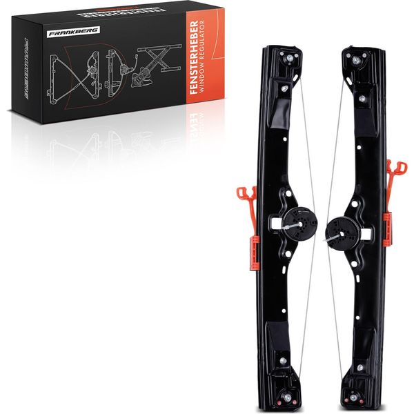 Frankberg 2X Regolatore Finestrino Anteriore Sinistro Destro Per Fiat Grande Punto Evo 199 Hatchback-image