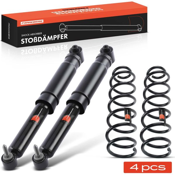 Frankberg 2X Molla Sospensione+2X Ammortizzatore Pressione Gas Posteriore Per Renault Megane 3 Grandtour-image