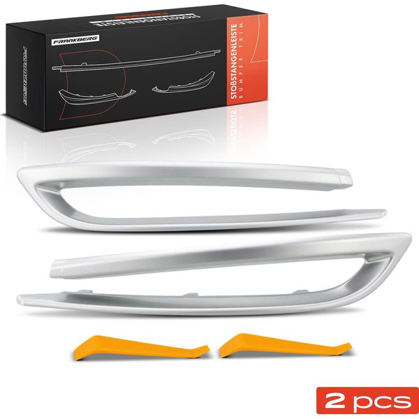 Frankberg 2X Striscia Trim Paraurti Posteriore Sinistra Destra Per Bmw Serie 5 F10 F11 2.0L 3.0L 4.4L 2009-2017-image