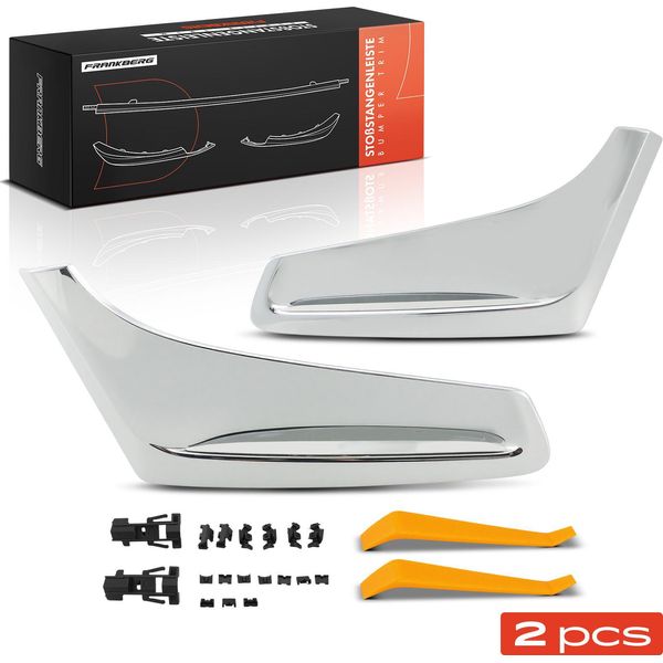 Frankberg 2X Modanatura Paraurti Anteriore Sinistro Destro Per Bmw Serie 5 F90 G30 G31 Serie 7 G11 G12 1.6L 2.0L 3.0L Anno Dal 2015-image