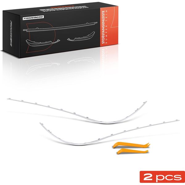 Frankberg 2X Modanatura Paraurti Posteriore Sinistro Destro Per Mercedes-Benz Classe E W212 1.8L 2.1L 2009-2016-image