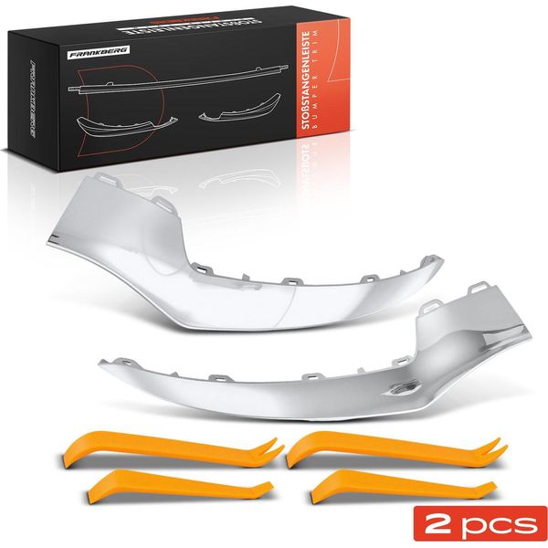 Frankberg 2X Striscia Di Rivestimento Paraurti Anteriore Sinistro Destro Per Mercedes-Benz Classe E A207 C207 2009-2016-image