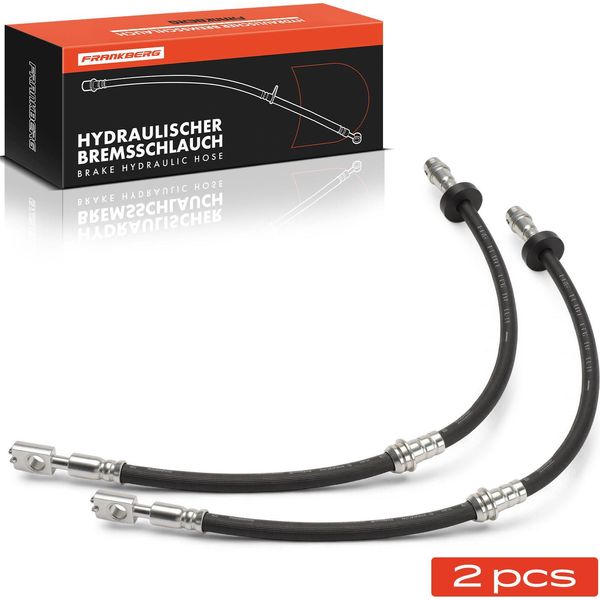 Frankberg 2X Tubo Freno Asse Anteriore Sinistro Destro Per Audi A2 8Z0 1.2L 1.4L 1.6L 2000-2005-image