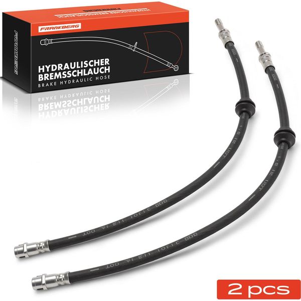Frankberg 2X Tubo Freno Asse Anteriore Sinistro Destro Per Mercedes-Benz Viano W639 Vito Bus Mixto Furgone 2003-2014-image