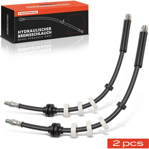 Frankberg 2X Tubo Freno Asse Anteriore Sinistro Destro Per Fiat Cinquecento 170 Seicento/600 187 0.7L 1991-2010-image